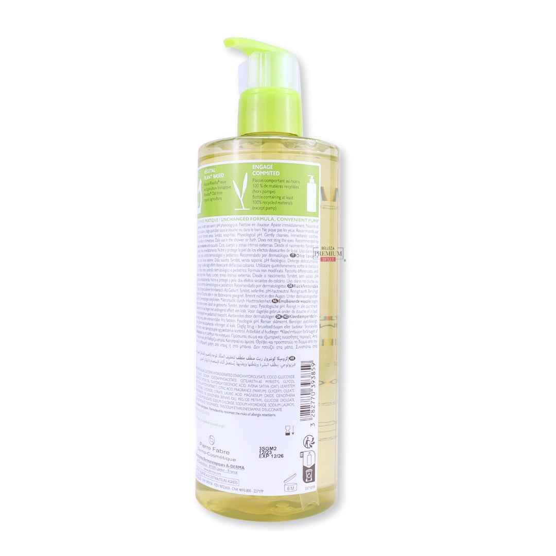 A-Derma EXOMEGA Control Emolliërende Reinigingsolie 500ml: El infalible aceite limpiador para pieles secas y atópicas