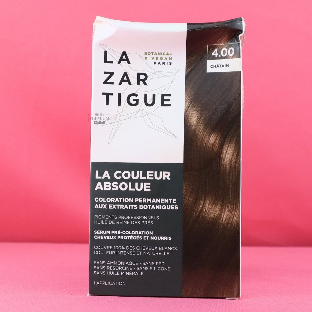 Lazartigue Hair Colorants Absolute Colour Permanent Haircolour 4.00 - Chestnut 153ml CAJA DAÑADA