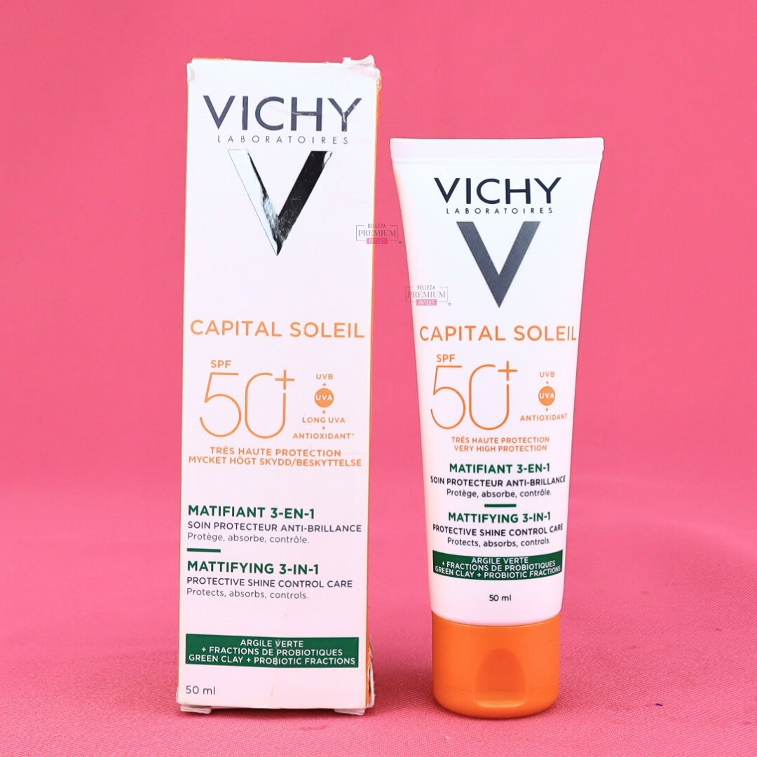 Vichy Capital Soleil Mattifying 3 en 1 SPF50+ 50ml CAJA DAÑADA