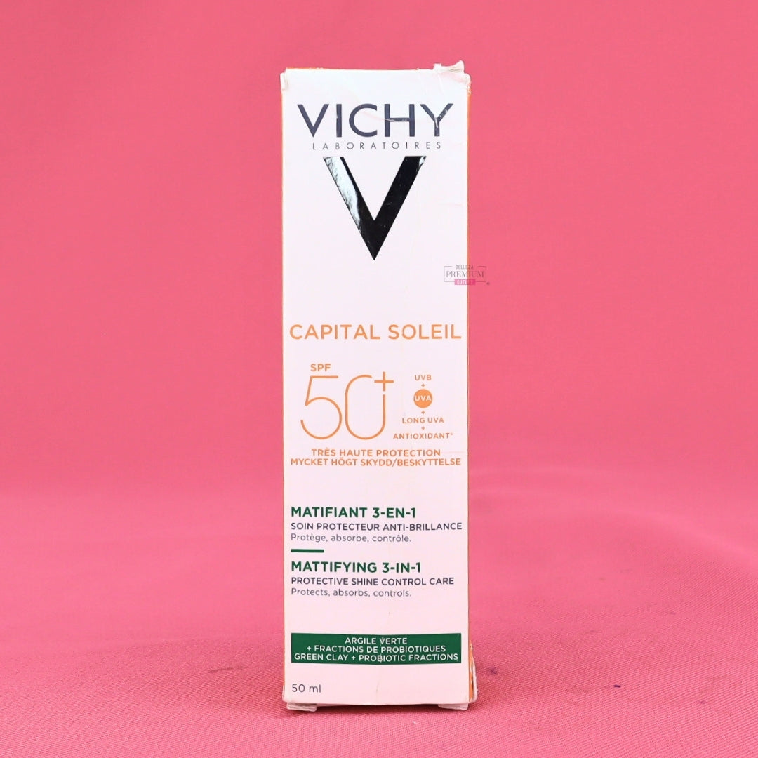 Vichy Capital Soleil Mattifying 3 en 1 SPF50+ 50ml CAJA DAÑADA