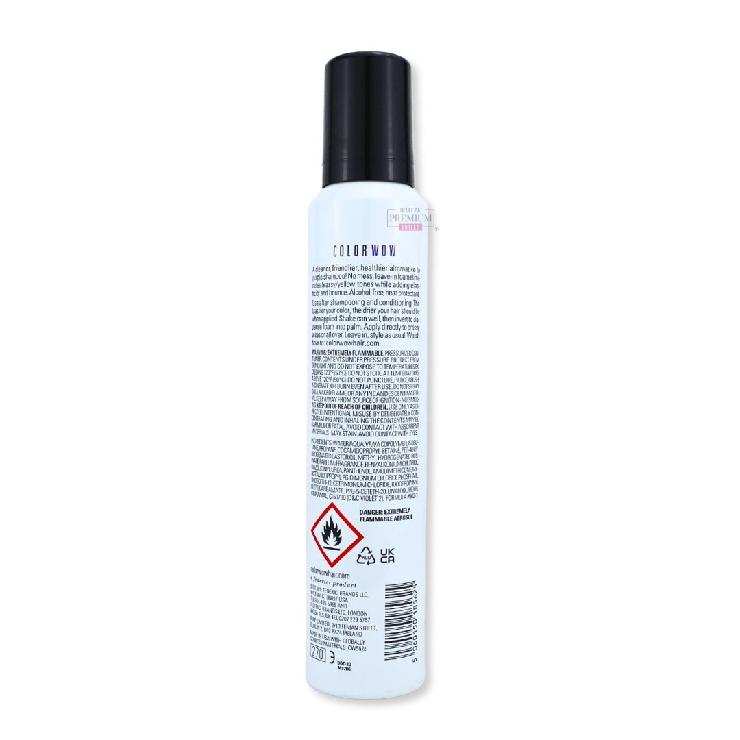 Color Wow Foam 200ml Control Purple Toning: La Espuma Fenomenal para Cabello Rubio
