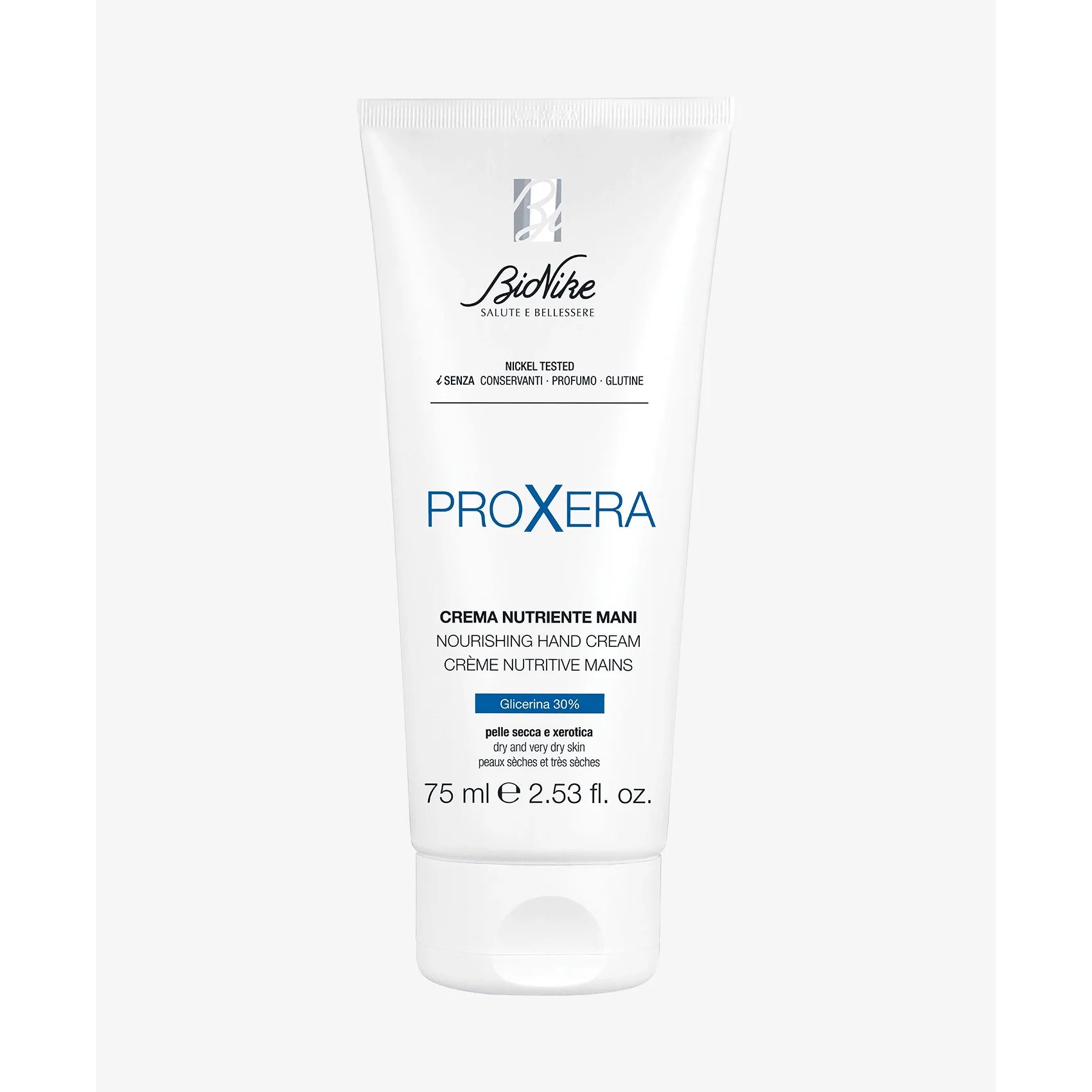Bionike Proxera Nourishing Hand Cream Dry And Very Dry Skin Tube 75ml