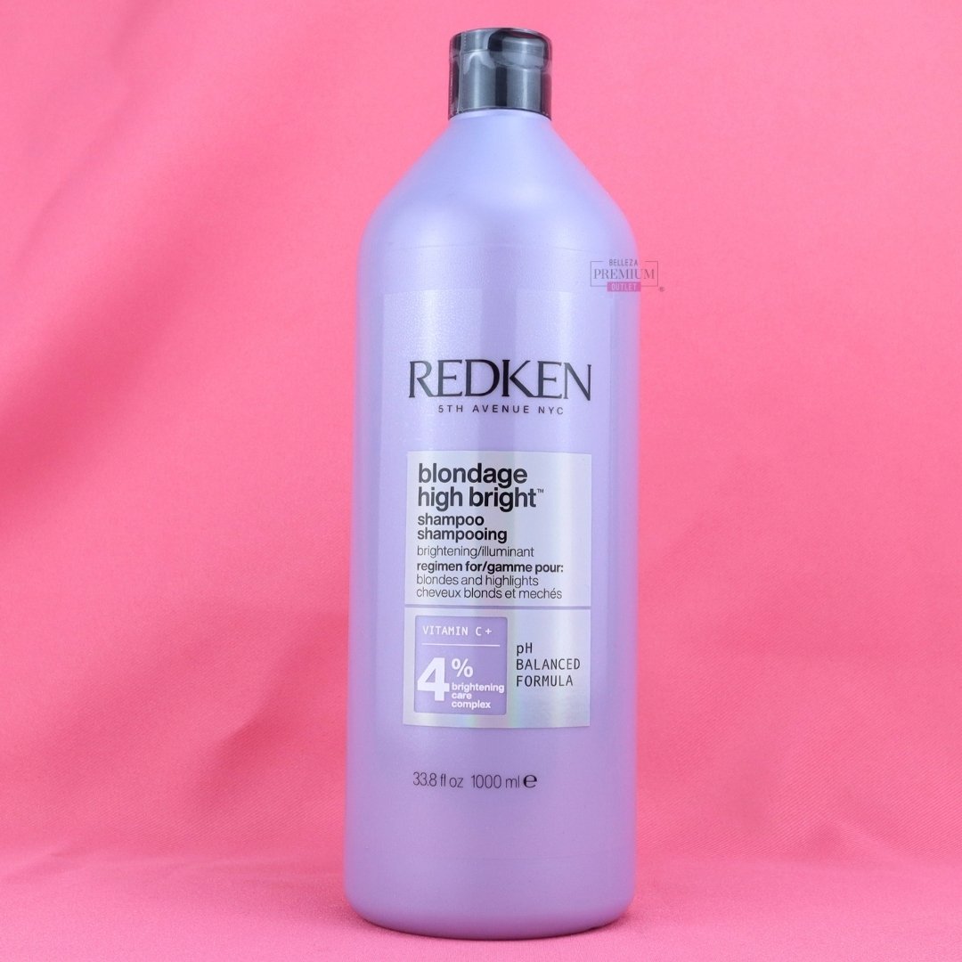 Redken Blondage High Bright Shampoo 1000ml: rubio perfecto y brilloso al instante