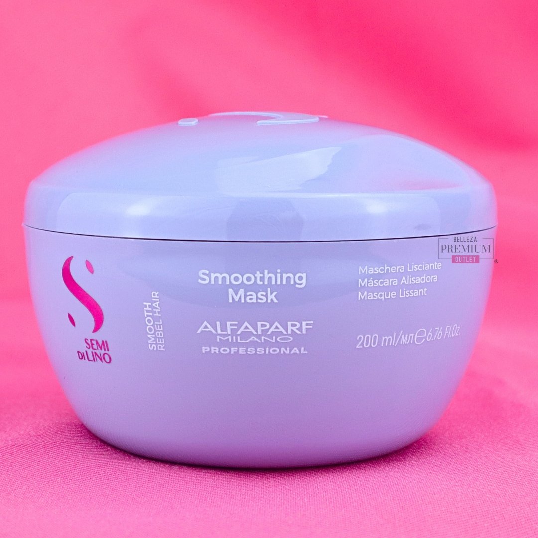 Alfaparf Milano Semi Di Lino Smoothing Mask 200ml: Espectacular Suavidad y Control para tu Cabello
