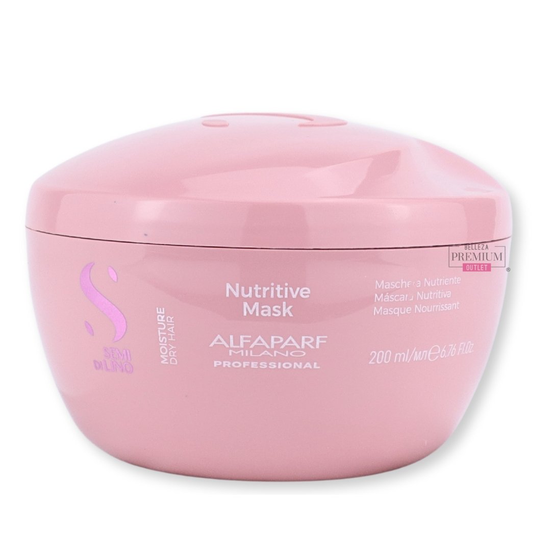 Alfaparf Milano Semi Di Lino Moisture Nutritive Mask 200ml: Irresistible Nutrición e Hidratación para tu Cabello