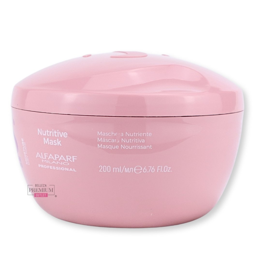 Alfaparf Milano Semi Di Lino Moisture Nutritive Mask 200ml: Irresistible Nutrición e Hidratación para tu Cabello