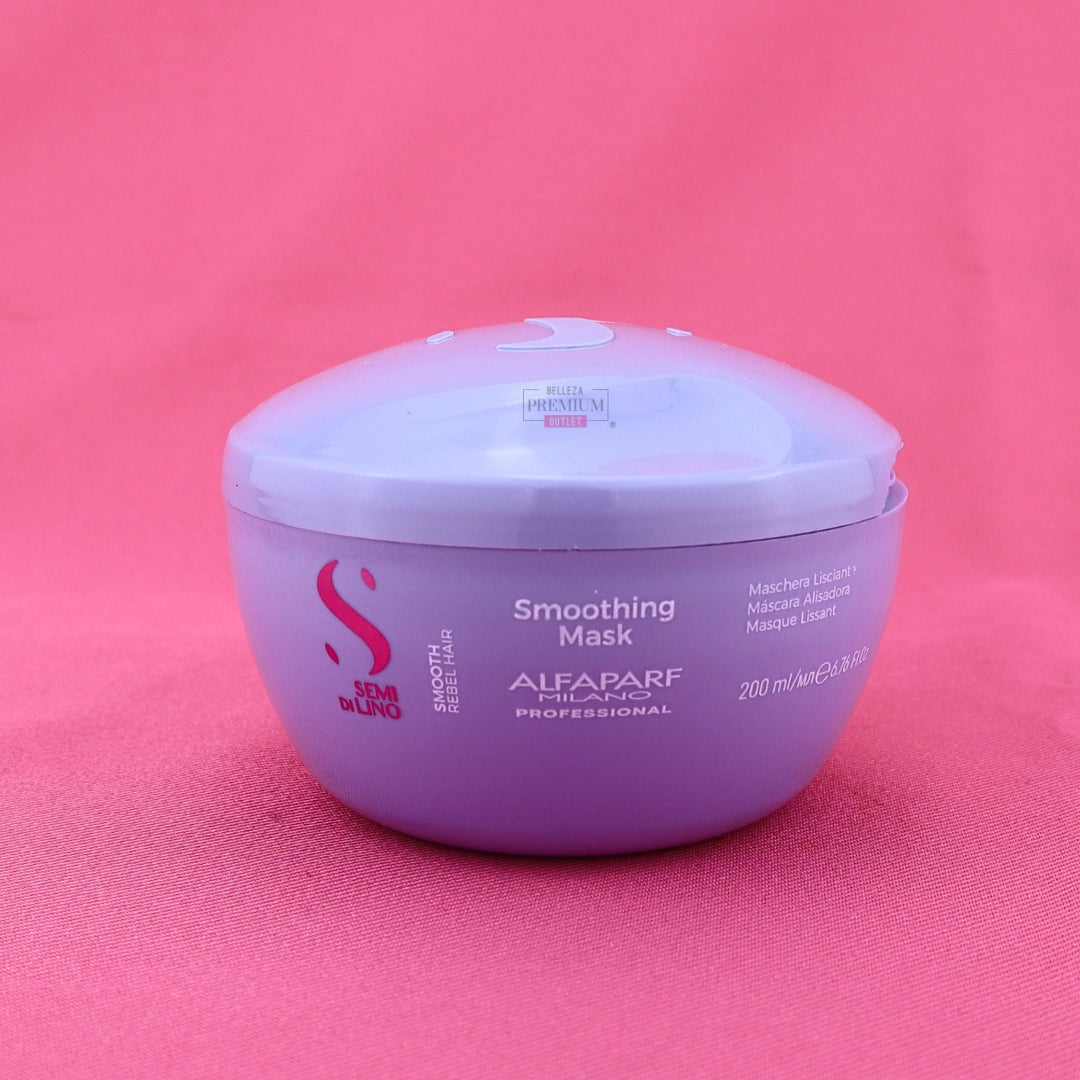 Alfaparf Milano Semi Di Lino Smoothing Mask 200ml TAPA ROTA