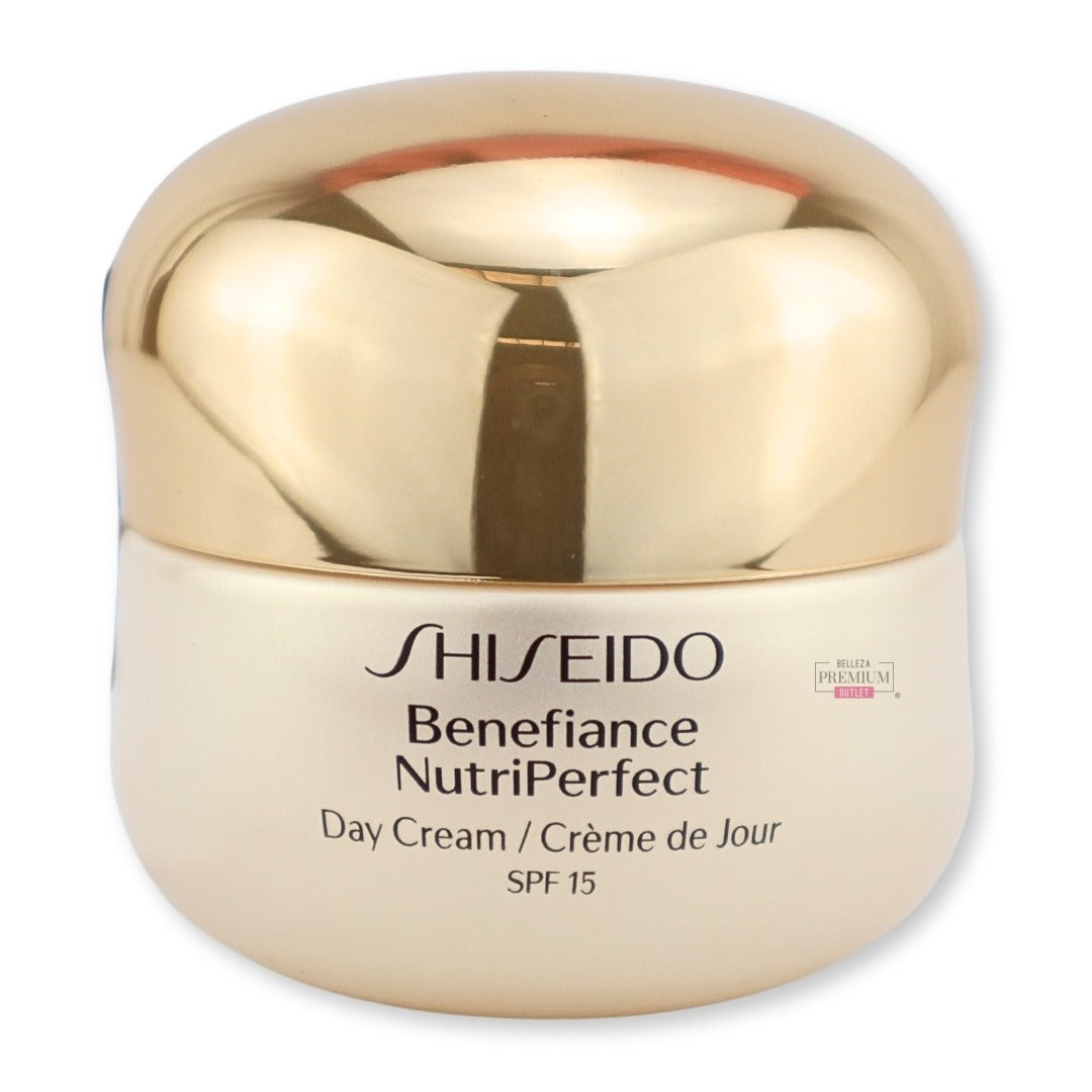 Shiseido Benefiance Nutriperfect Day Cream SPF 15 50ml: Eficaz Crema Día para una Piel Radiante y Protegida