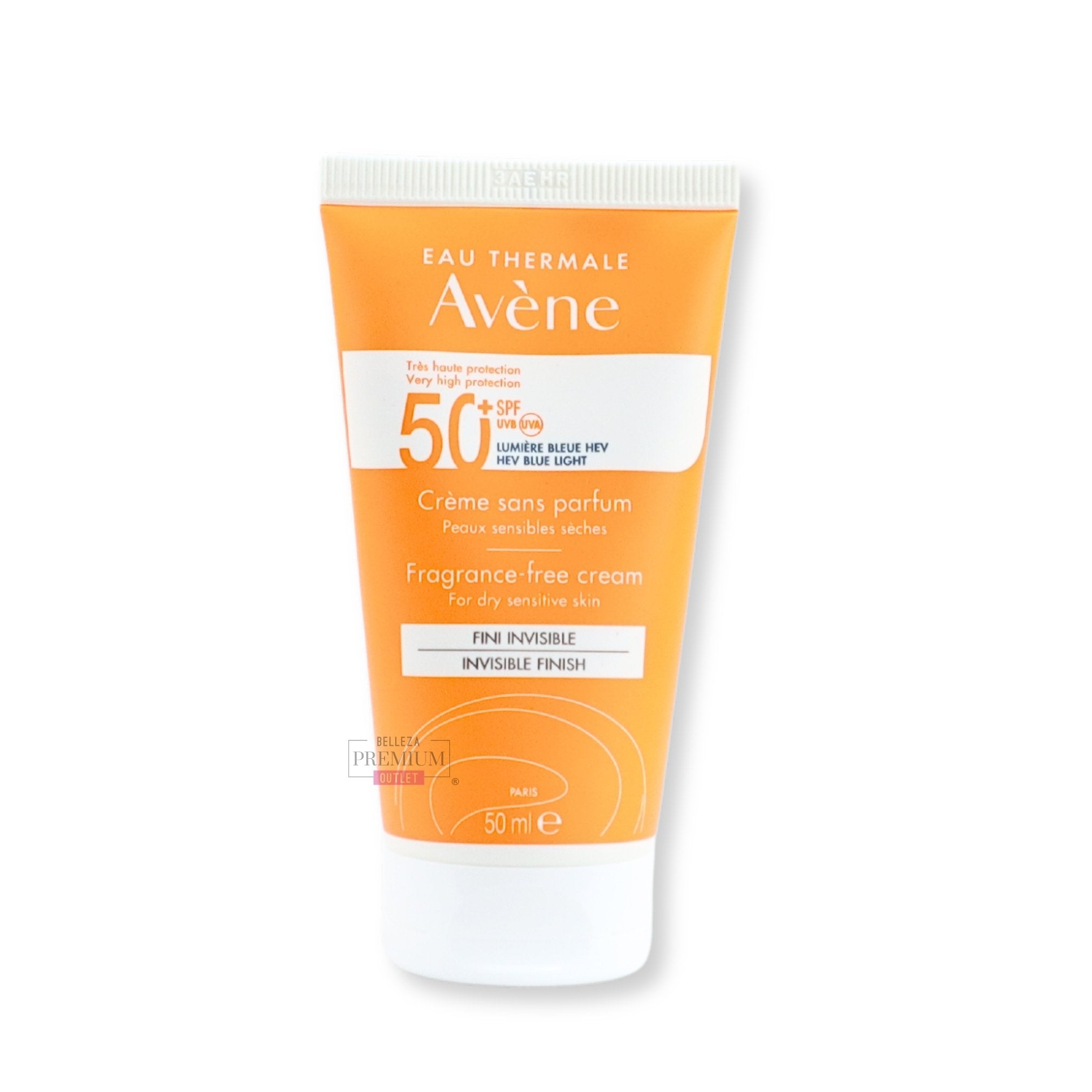Avene SPF 50+ Crème sans parfum 50ml: El protector solar perfecto sin perfume que dejará tu piel libre de irritaciones