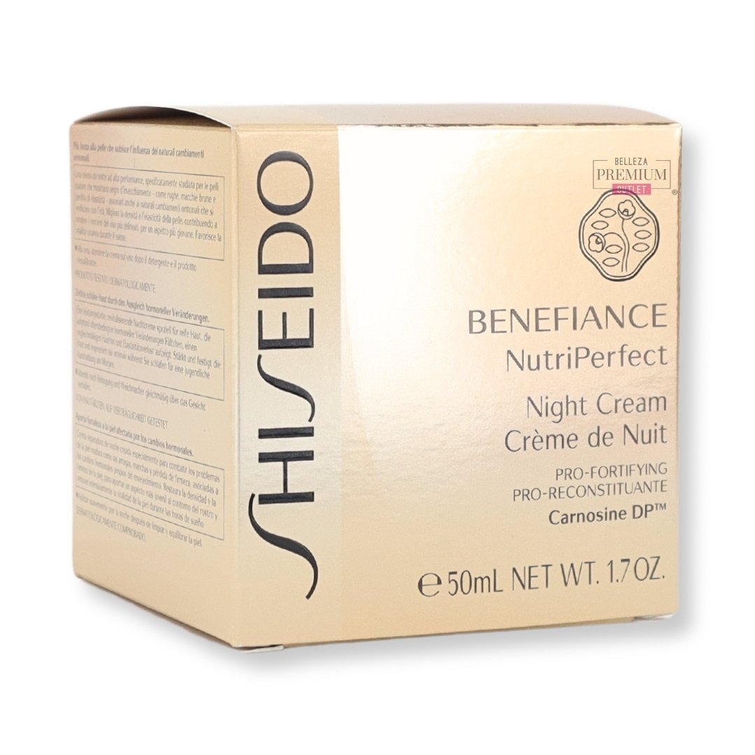 Shiseido Benefiance Nutriperfect Night Cream 50ml: Irremplazable para una Piel Radiante al Despertar