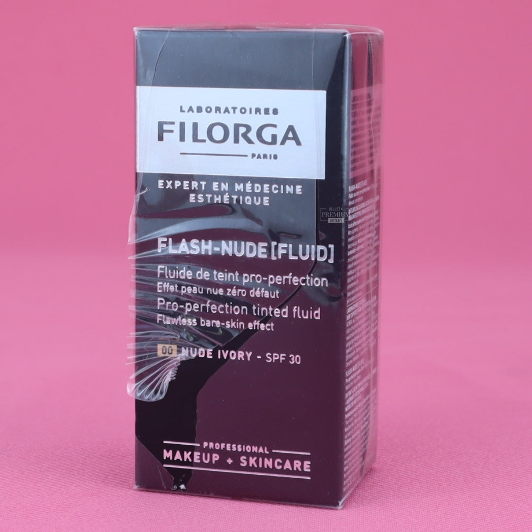 Filorga Flash Nude 00 Maquillaje Color Claro 30ml CELOFÁN ROTO