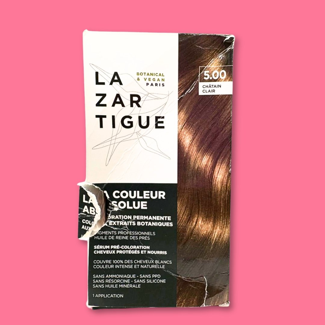 Lazartigue Hair Colorants Absolute Colour Permanent Haircolour 5.00 - Light Chestnut 153ml CAJA DAÑADA