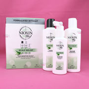Nioxin Scalp Relief For Sensitive Scalp Tratamiento 3 pasos CAJA DAÑADA