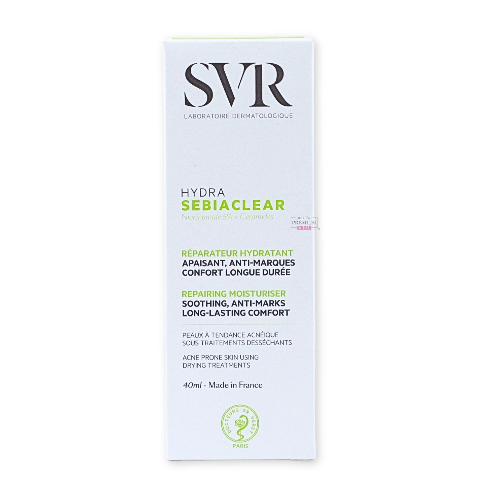 SVR Sebiaclear Crème Hydra 40 ml: Impactante Hidratación para una Piel Radiante y Equilibrada