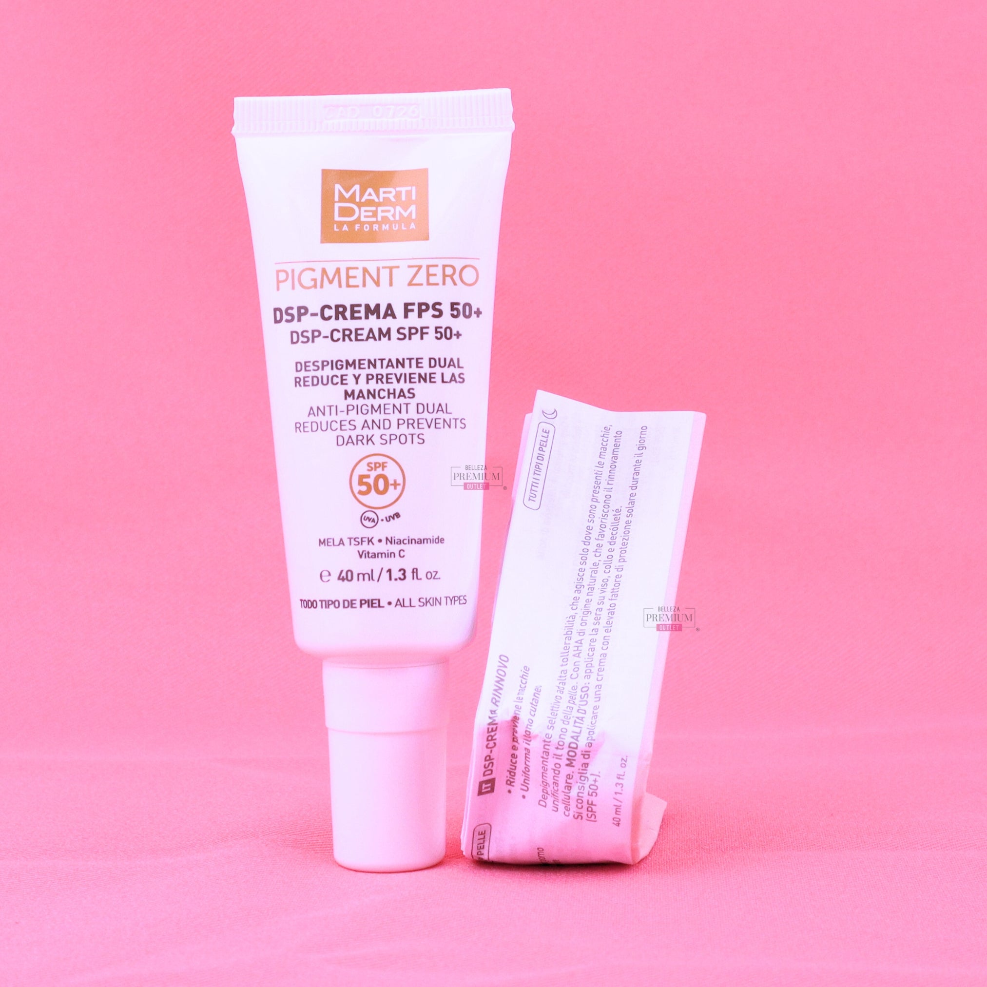 Martiderm Pigment Zero DSP-Crema FPS 50+ 40ml SIN CAJA