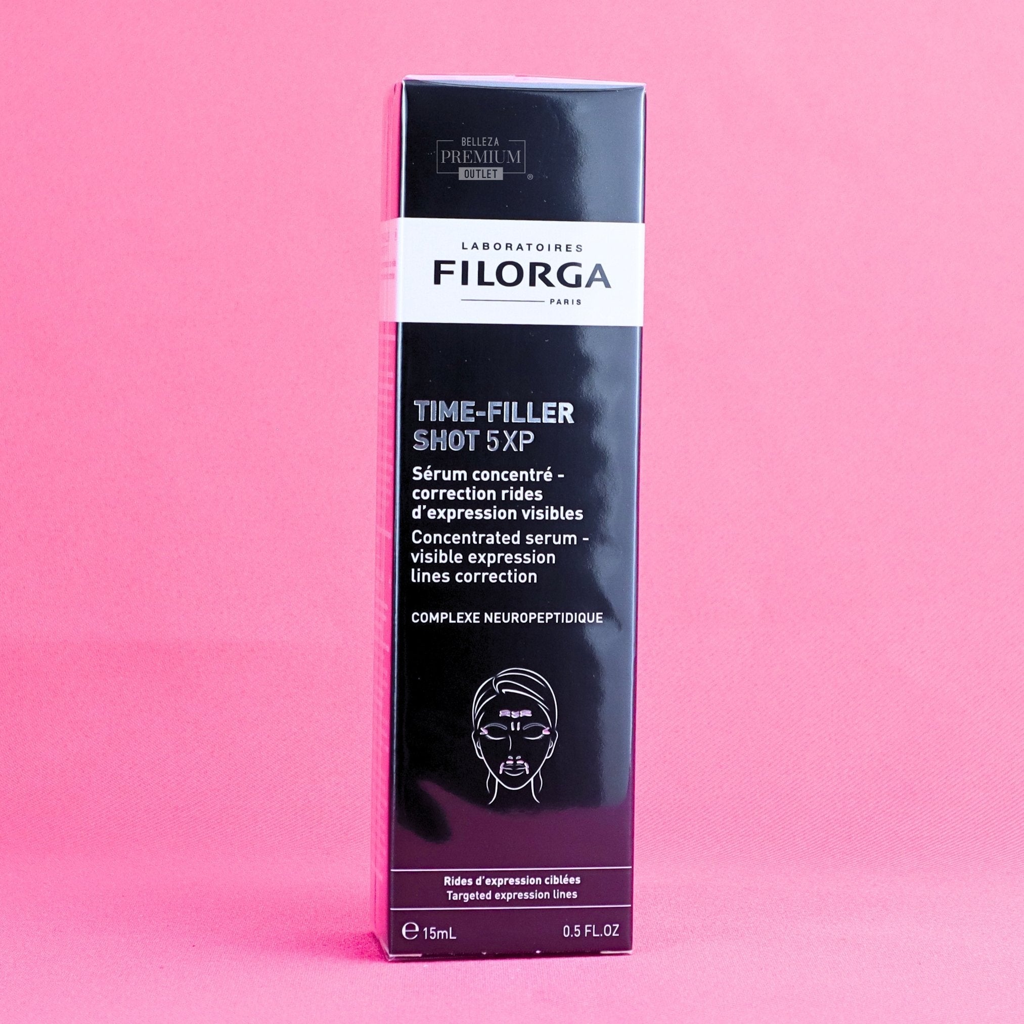 Filorga Time-Filler Shot 5XP 15ml: Poderoso Sérum Antiedad para una Piel Más Firme, Elástica y Visiblemente Rejuvenecida