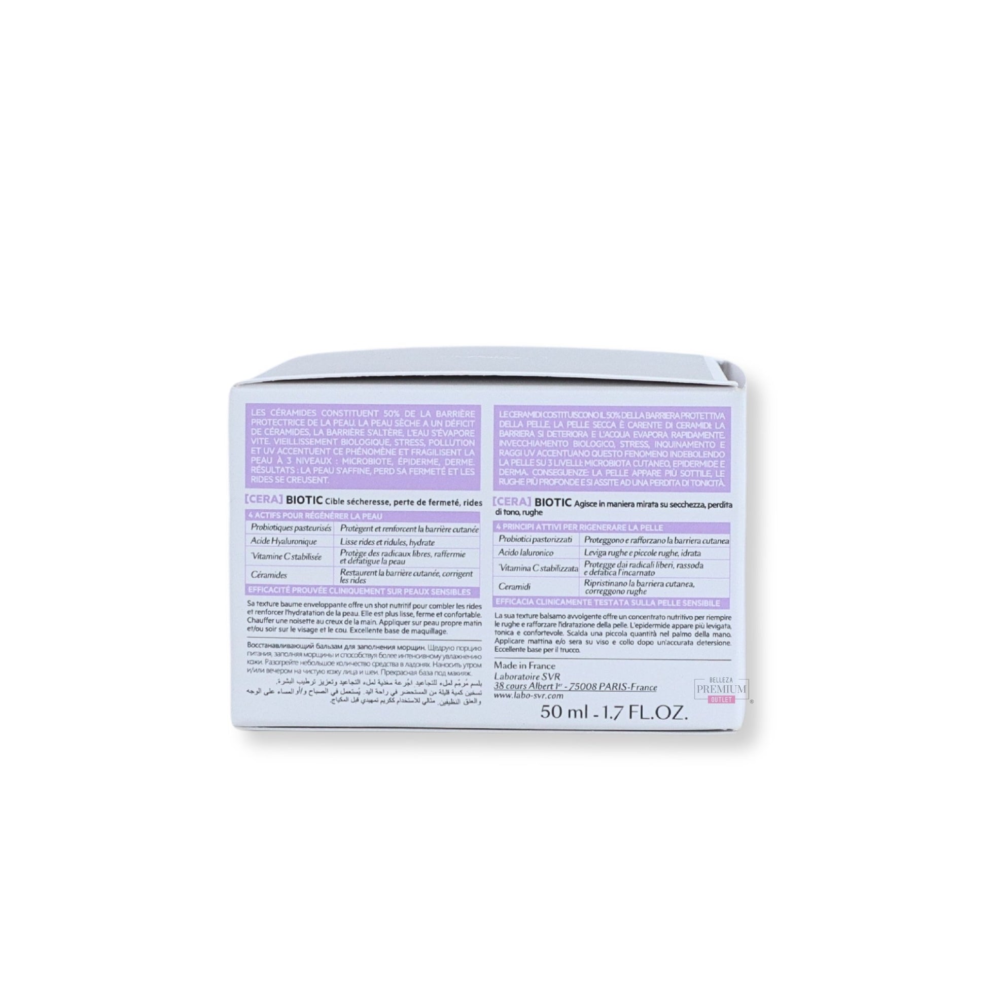 SVR [Cera] Biotic 50ml: El Brillante Aliado para una Piel Radiante