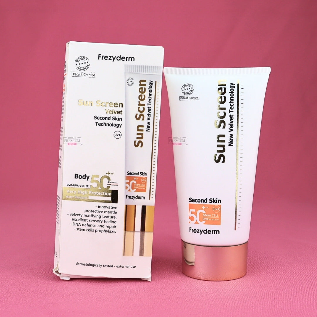 FREZYDERM SUN SCREEN VELVET BODY SPF 50+ 125ml CAJA DAÑADA