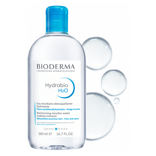Bioderma Hydrabio H2O Agua Micelar Hidratante 500ml – Limpieza Suave e Hidratación Intensiva para Piel Sensible y Deshidratada