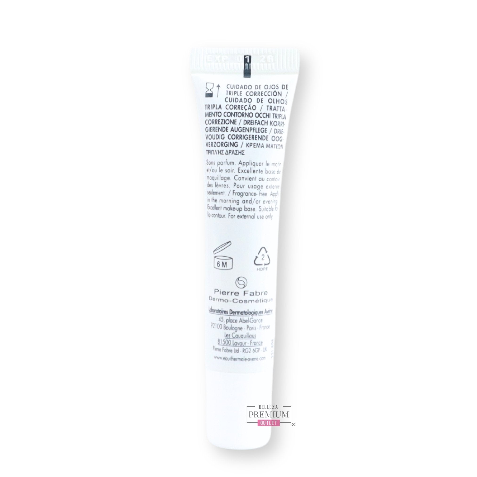 Avene Hyaluron Activ B3 Soin Regard Triple Correction 15ml: Cuidado extraordinario contra arrugas, bolsas y ojeras.