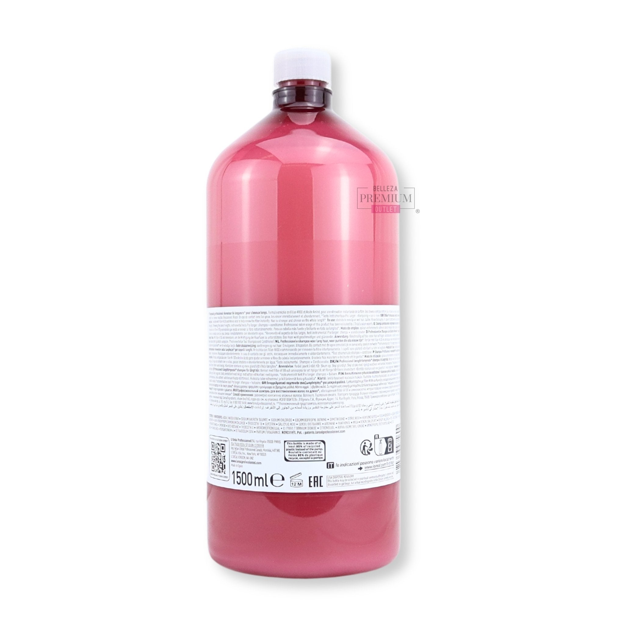 L'Oréal Professionnel Serie Expert Pro Longer Shampoo 1500ml: reconocido shampoo para un cabello largo y revitalizado