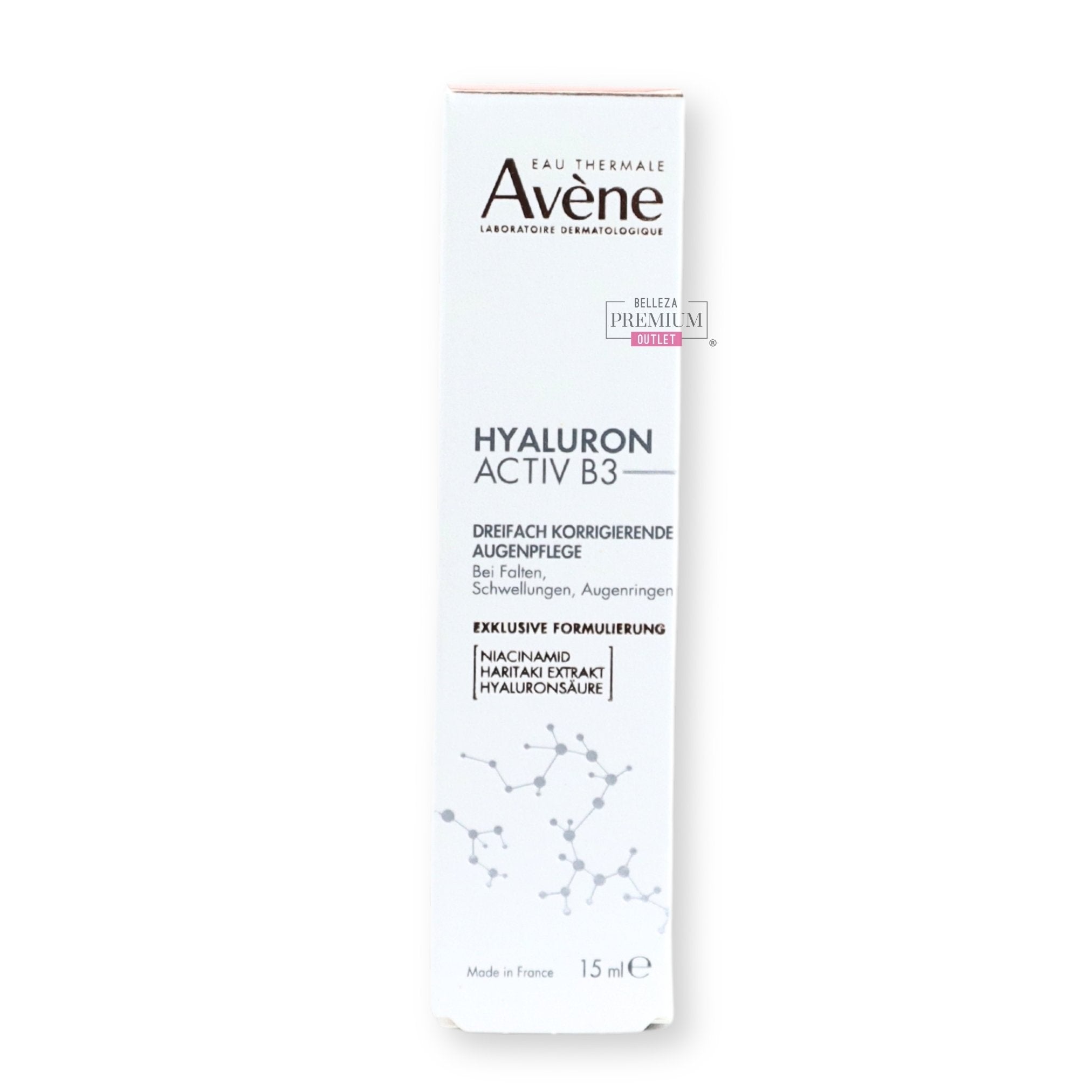 Avene Hyaluron Activ B3 Soin Regard Triple Correction 15ml: Cuidado extraordinario contra arrugas, bolsas y ojeras.