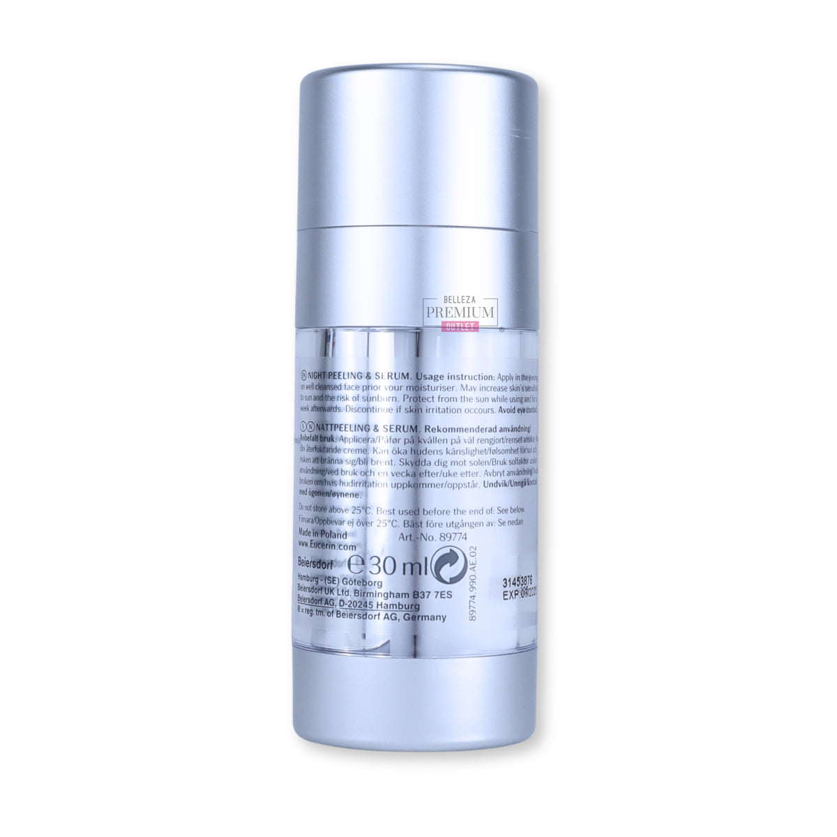 EUCERIN Hyaluron-Filler Night Peeling & Serum 30ml: El Espectacular Tratamiento Nocturno para una Piel Renovada