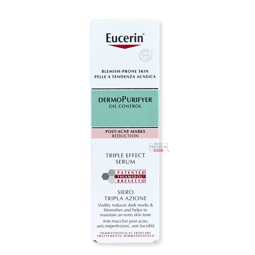 EUCERIN DERMOPURIFYER 40ML TRIPLE EFFECT SERUM: Sorprendente Solución para una Piel Limpia y Saludable