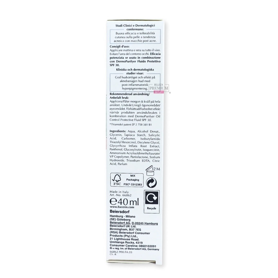EUCERIN DERMOPURIFYER 40ML TRIPLE EFFECT SERUM: Sorprendente Solución para una Piel Limpia y Saludable