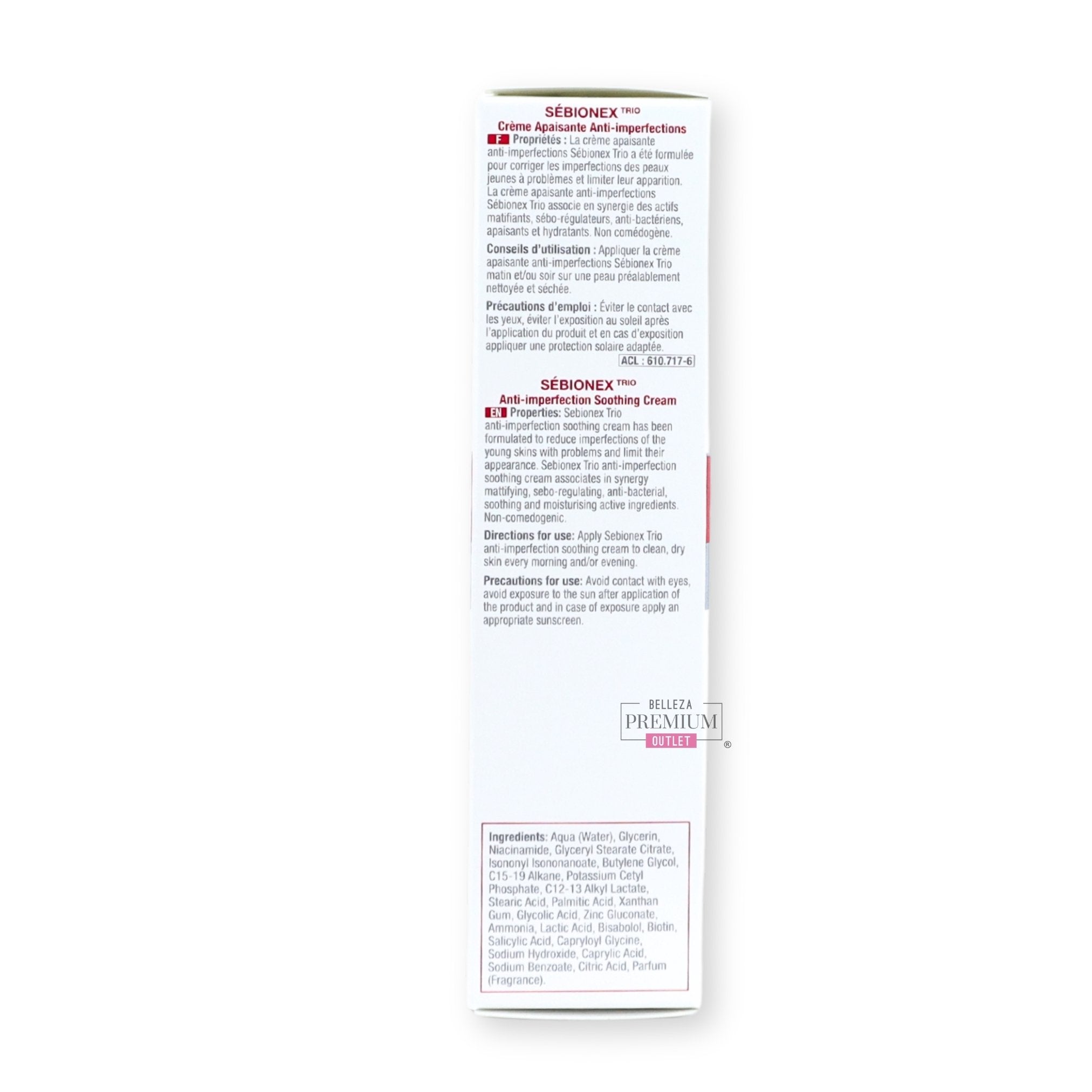 ACM Sébionex Trio Anti-Imperfection Soothing Cream 40ml: el innovador tratamiento anti-imperfecciones en crema