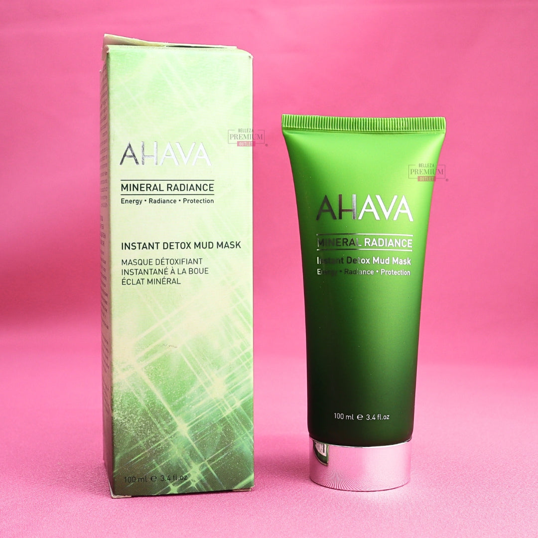 Ahava Mineral Radiance Detox Mud Mask 100ml CAJA ROTA