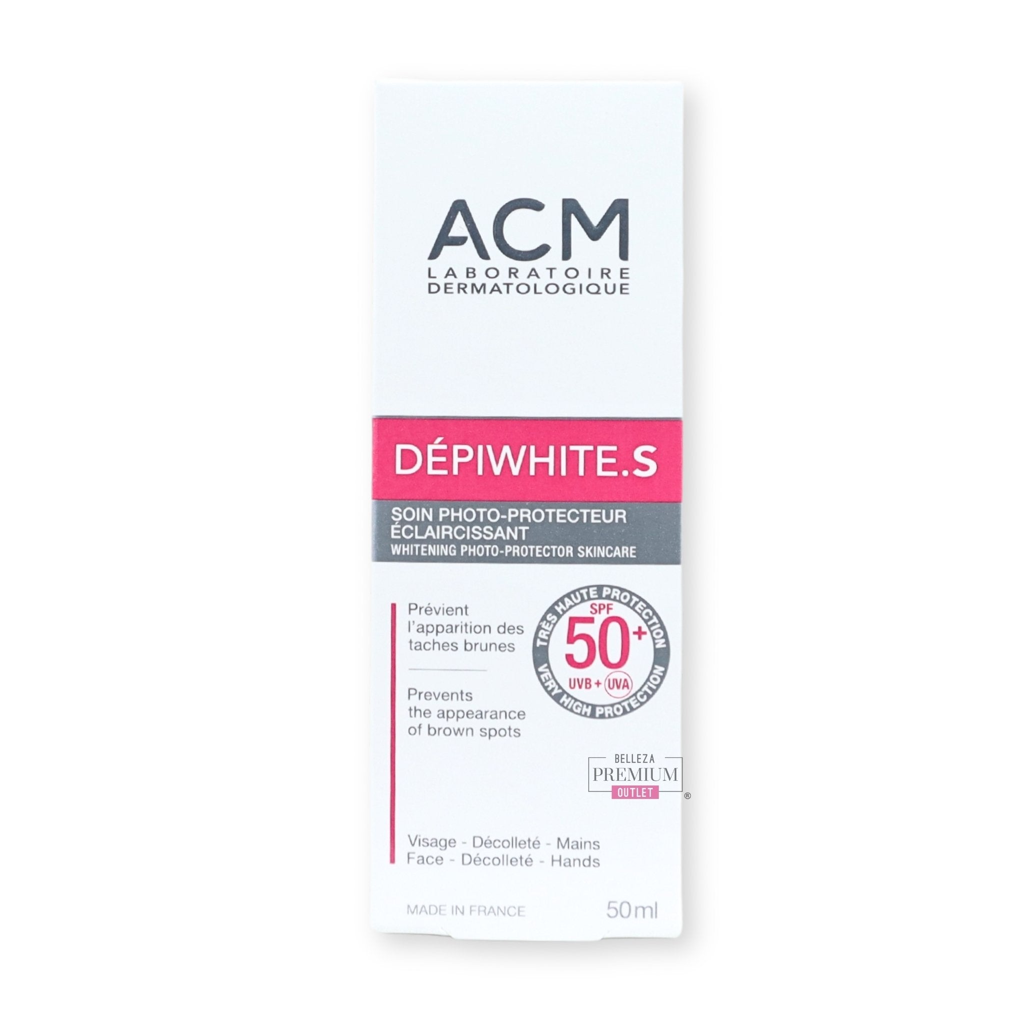 ACM Dépiwhite.S Whitening Photo-Protector Skincare SPF50+ 50ml: El poderoso unificador de tono que protege tu piel del daño solar