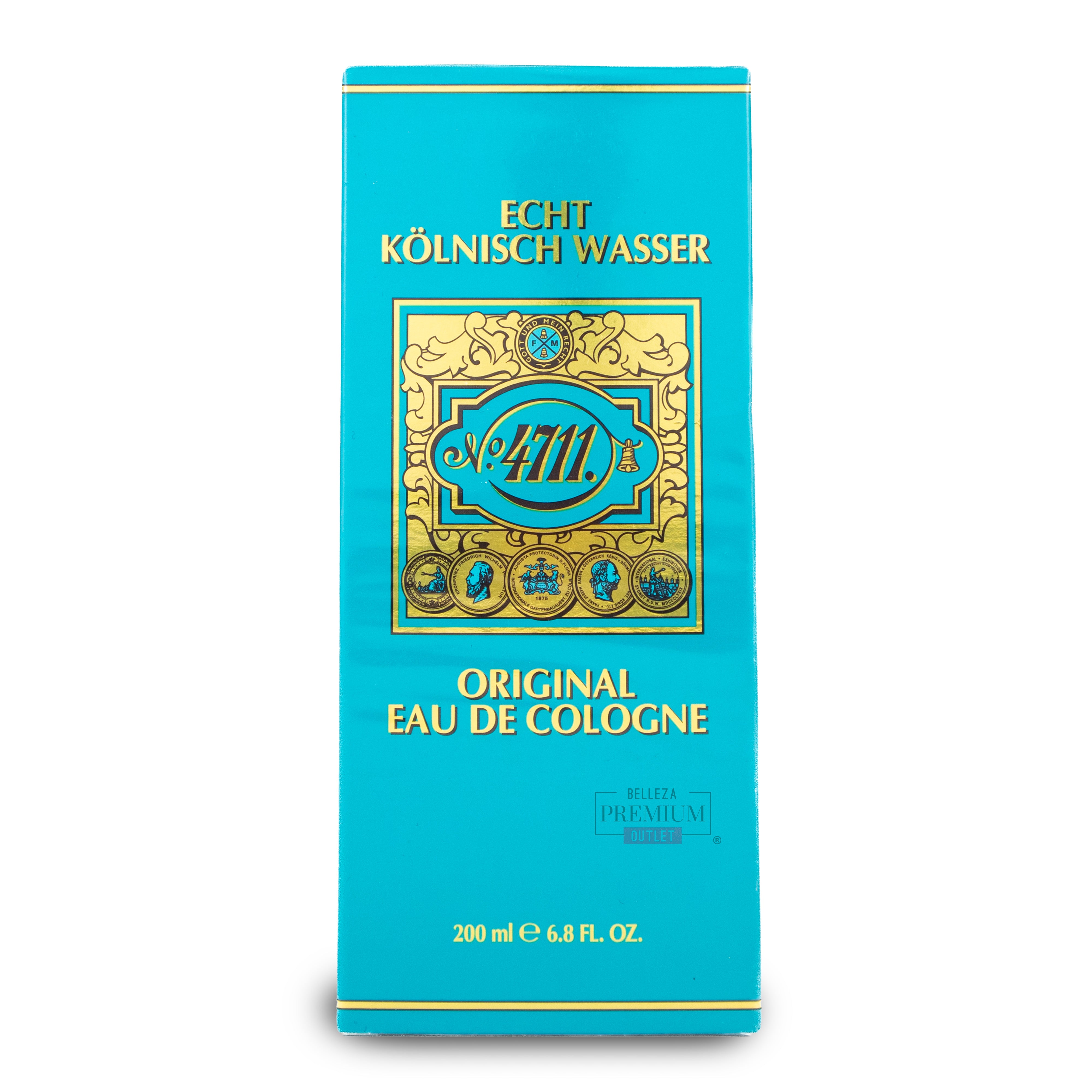 4711 Original Eau de Cologne Splash 200ml Hombre – Colonia Clásica Cítrica Refrescante