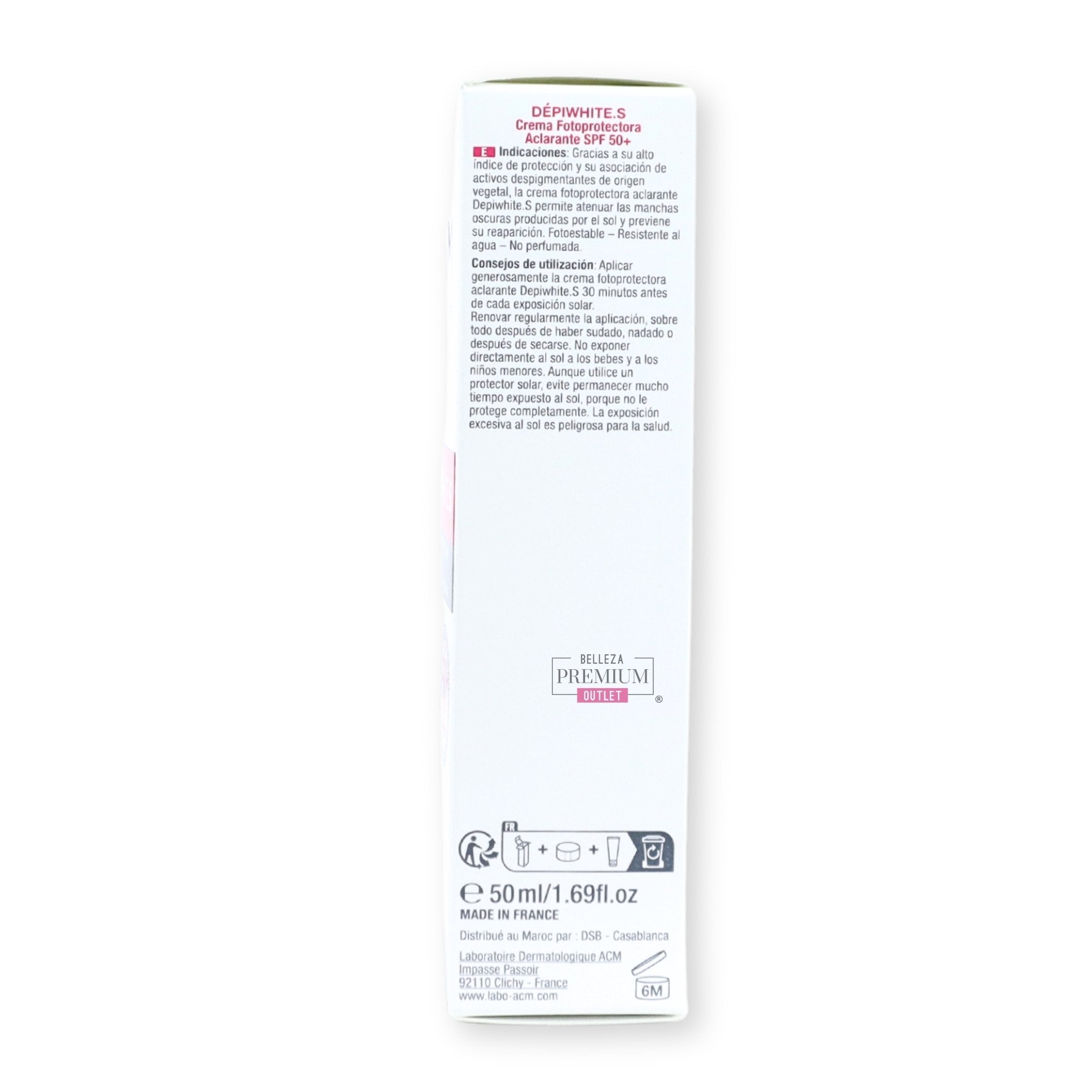 ACM Dépiwhite.S Whitening Photo-Protector Skincare SPF50+ 50ml: El poderoso unificador de tono que protege tu piel del daño solar
