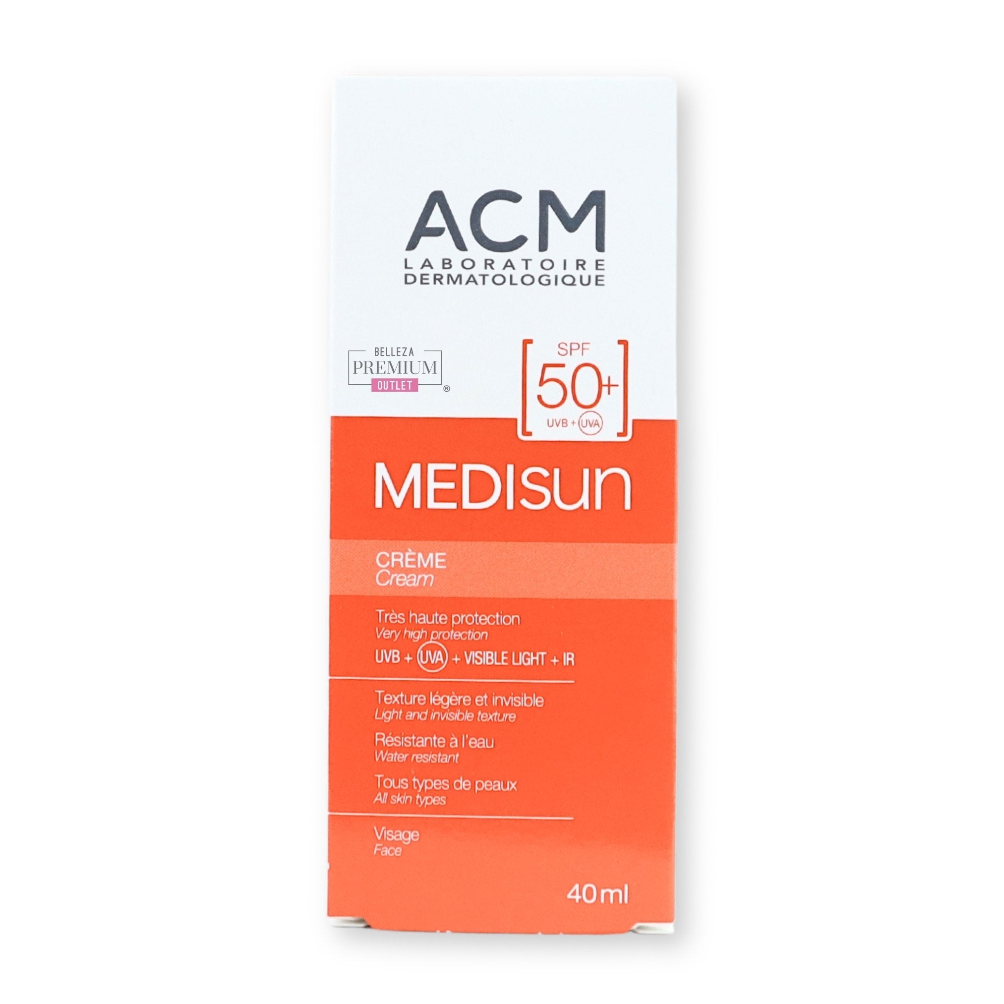 ACM Medisun Cream SPF 50+ 40ml: Increíble protector solar que previene el fotoenvejecimiento en pieles sensibles