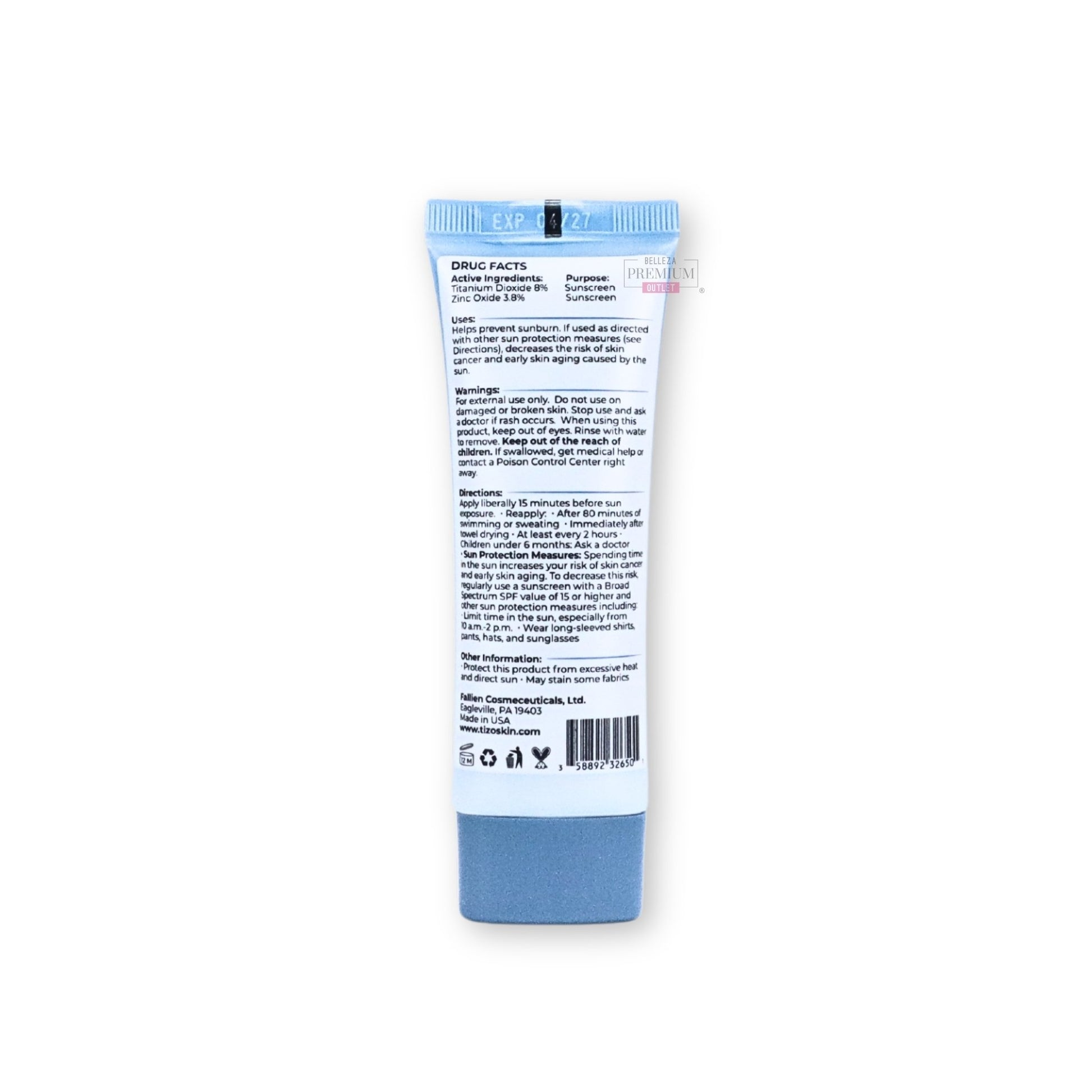 TiZO 3 Primer/Sunscreen con Color SPF 40 PA+++ 50g: El Protector Solar Poderoso que Une Protección y Cobertura para una Piel Radiante
