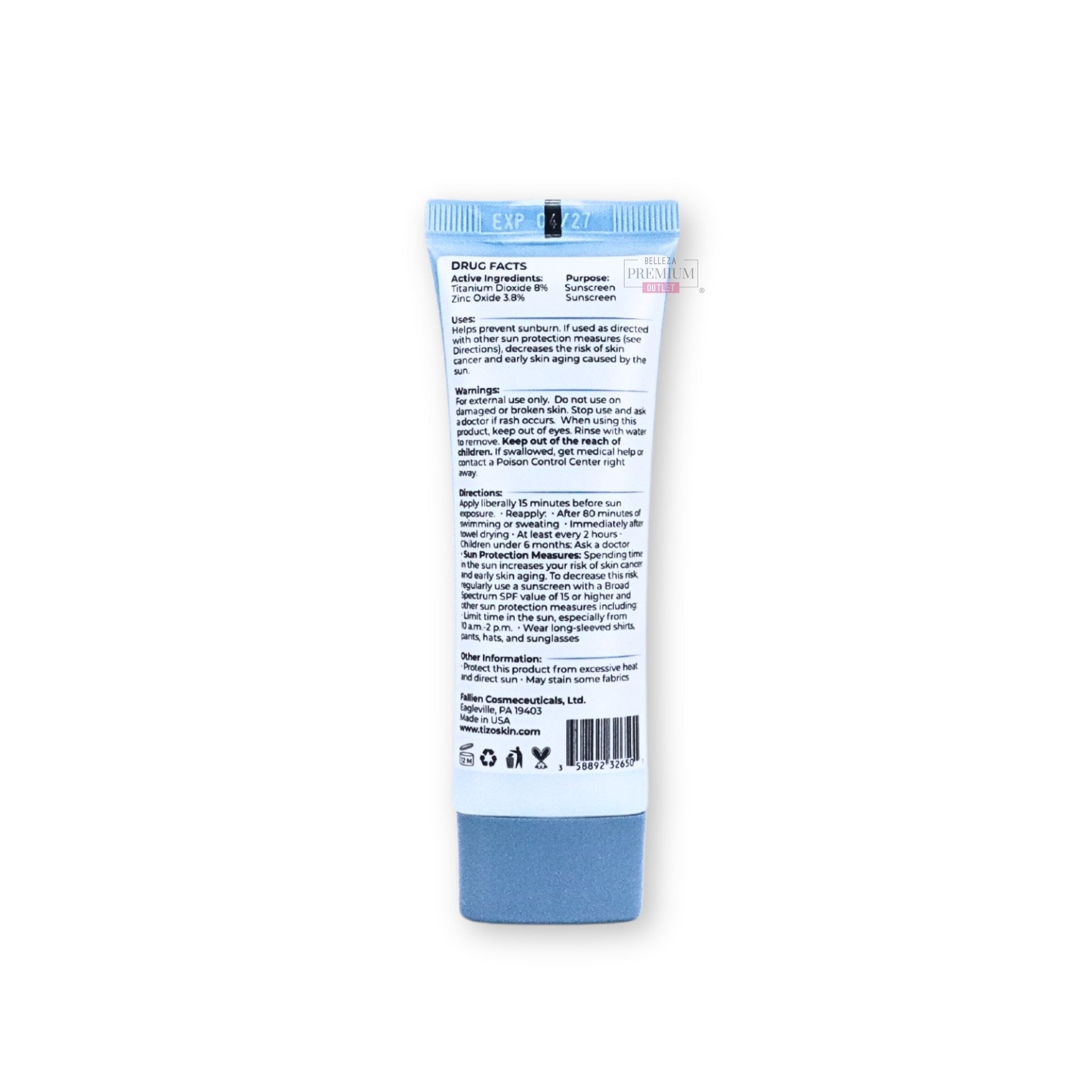 TiZO 3 Primer/Sunscreen con Color SPF 40 PA+++ 50g: El Protector Solar Poderoso que Une Protección y Cobertura para una Piel Radiante