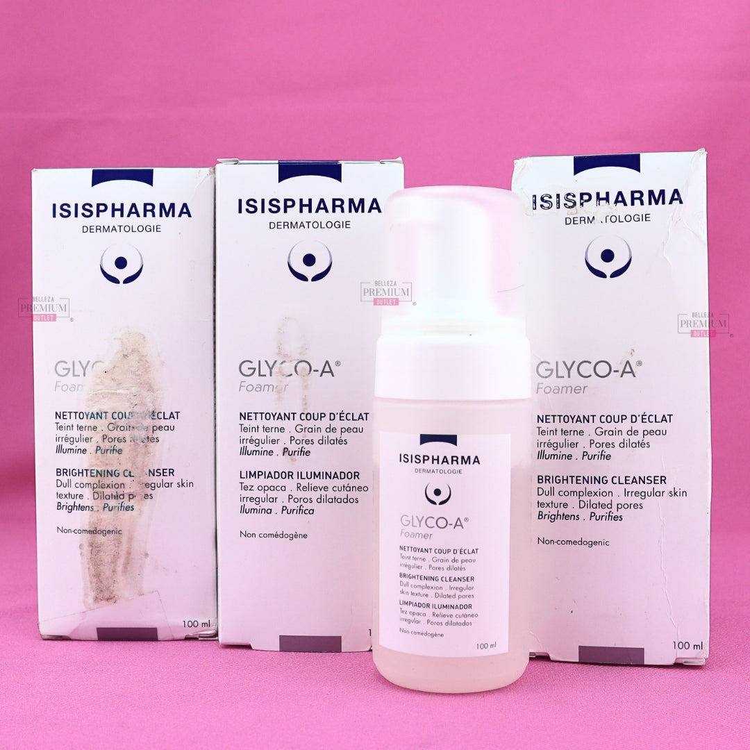 Isispharma Glyco-A Foamer 100ml CAJA DAÑADA/ SIN CAJA( Pack 3 piezas)
