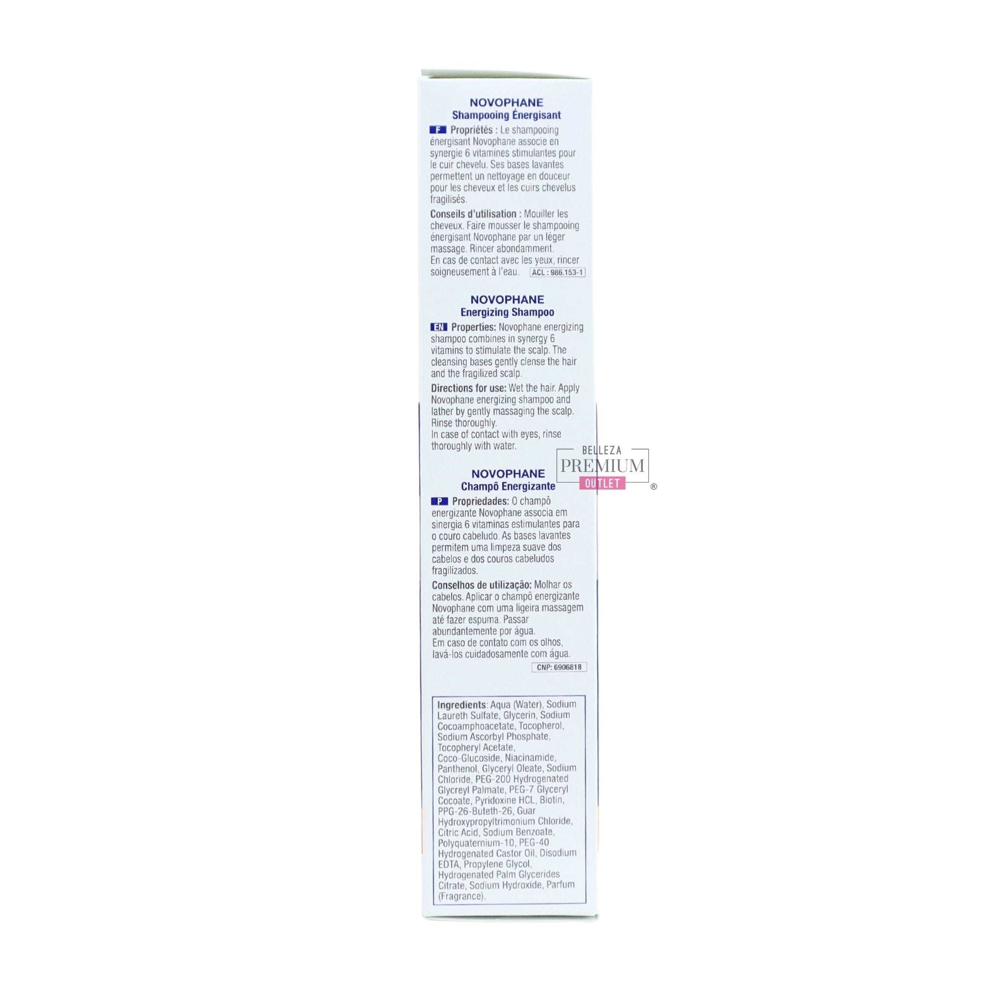 ACM Novophane Energizing Shampoo 200ml: El Transformador del Cabello Débil y Sin Vida