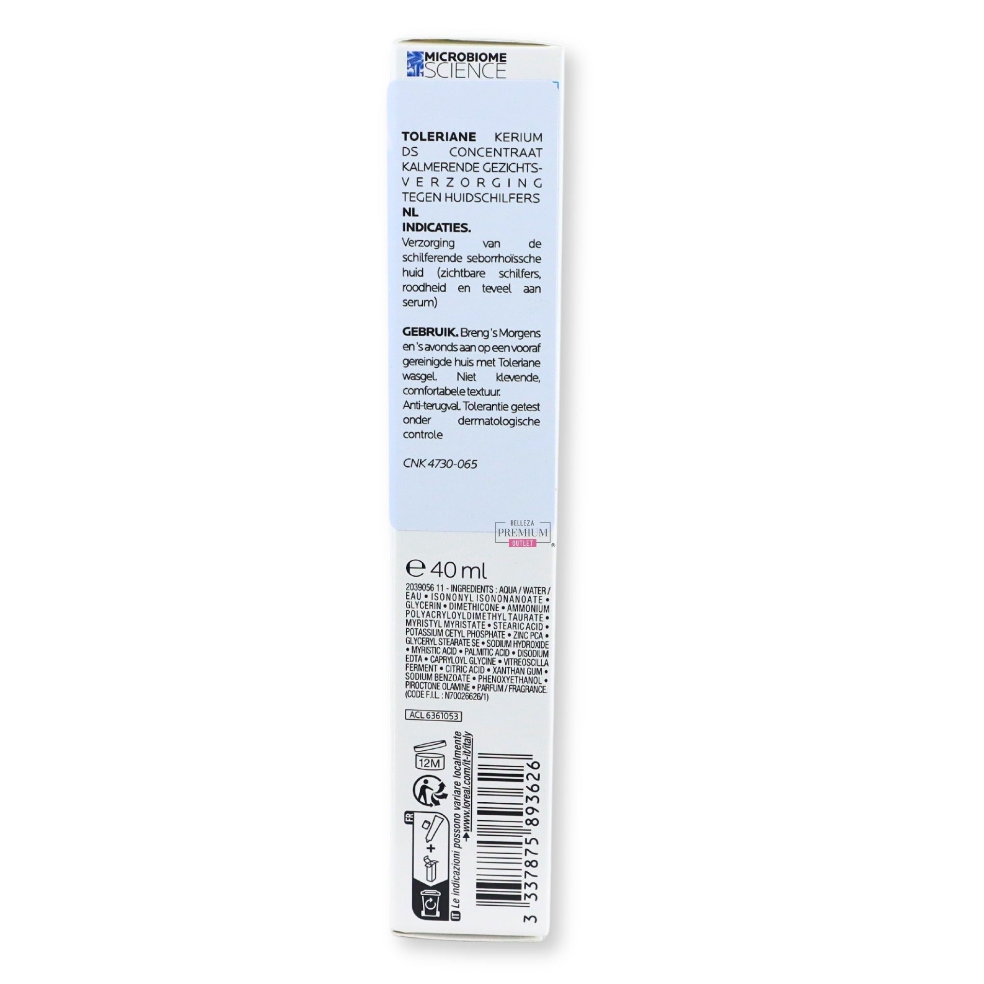 La Roche-Posay Cream Toleriane Kerium DS Intensive 40ml: Solución Infalible para Dermatitis y Cuero Cabelludo Sensible