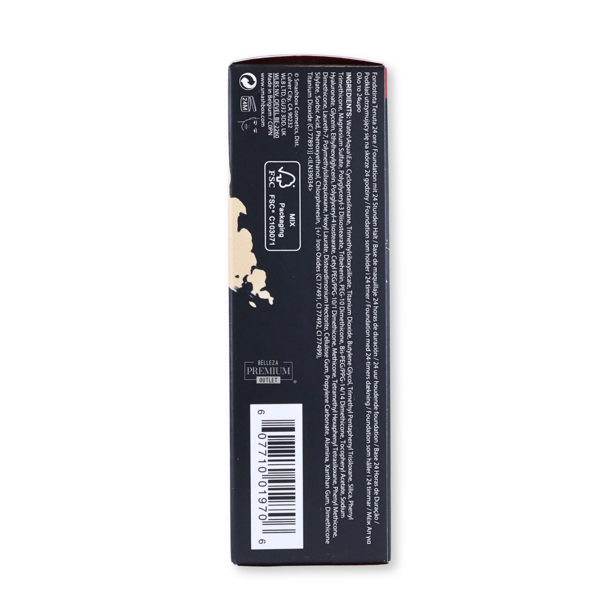 SMASHBOX Foundation Studio Skin 24H Hydra Tono 1.2 30ml: Cobertura Espectacular e Hidratación Todo el Día