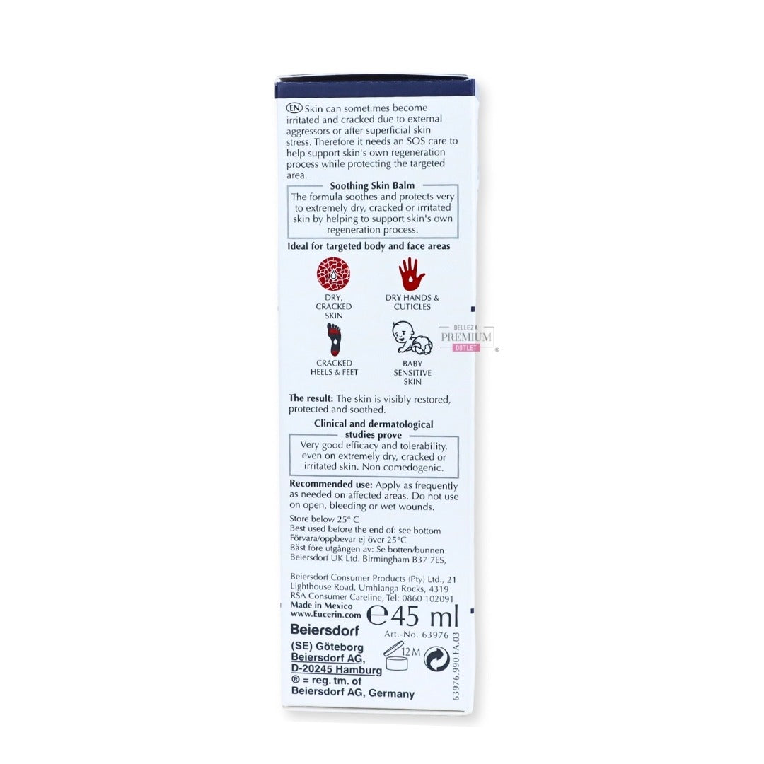 EUCERIN AQUAPHOR SOOTHING SKIN BALM 45ML: El Poder Infalible para Reparar y Calmar tu Piel