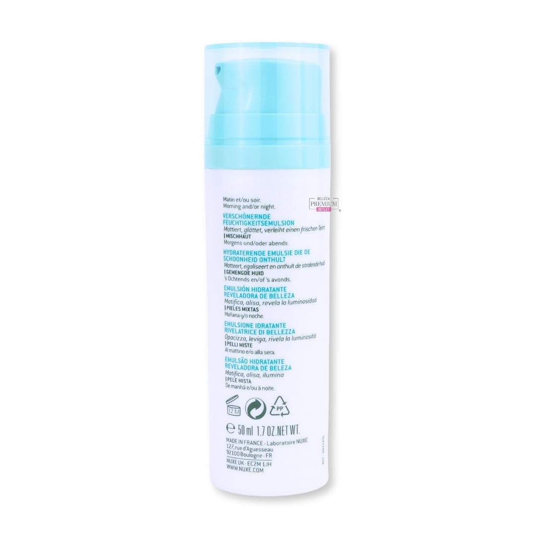 Nuxe Aquabella Beauty Revealing Moisturising Emulsion 50ml: La fenomenal emulsión hidratante para una piel fresca y equilibrada
