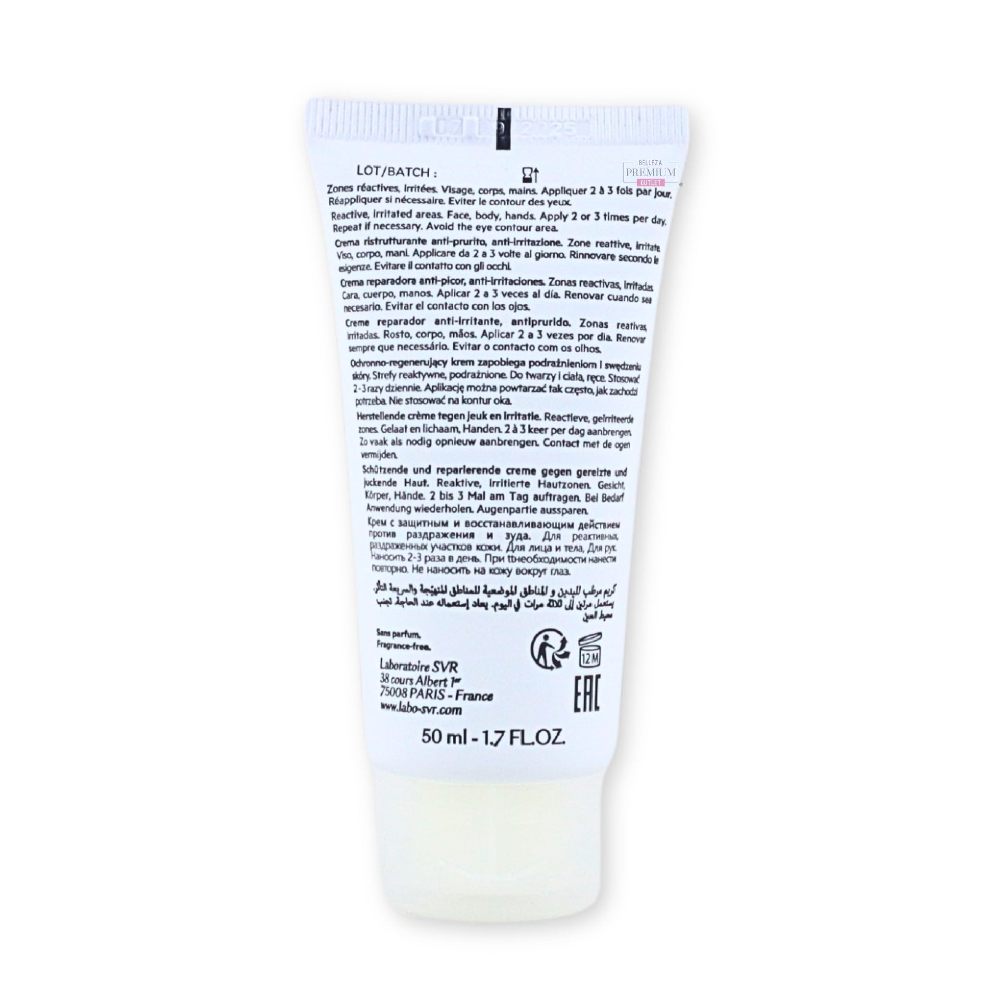 SVR Topialyse Crème Barrière 50ml: Invencible Barrera para una Piel Protegida y Reconfortada