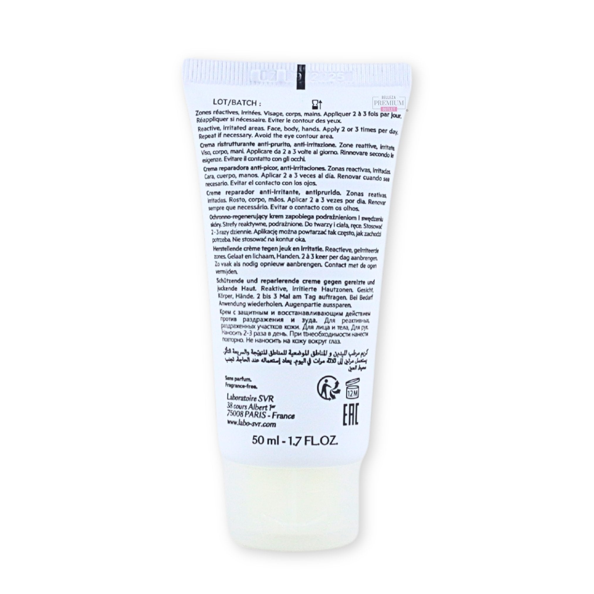 SVR Topialyse Crème Barrière 50ml: Invencible Barrera para una Piel Protegida y Reconfortada