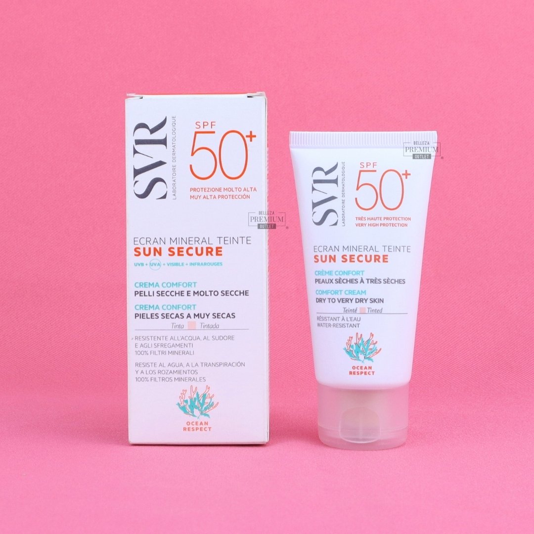 SVR Sun Secure Ecran Mineral Teinte Pieles Secas a Muy Secas 60gr CAJA DAÑADA