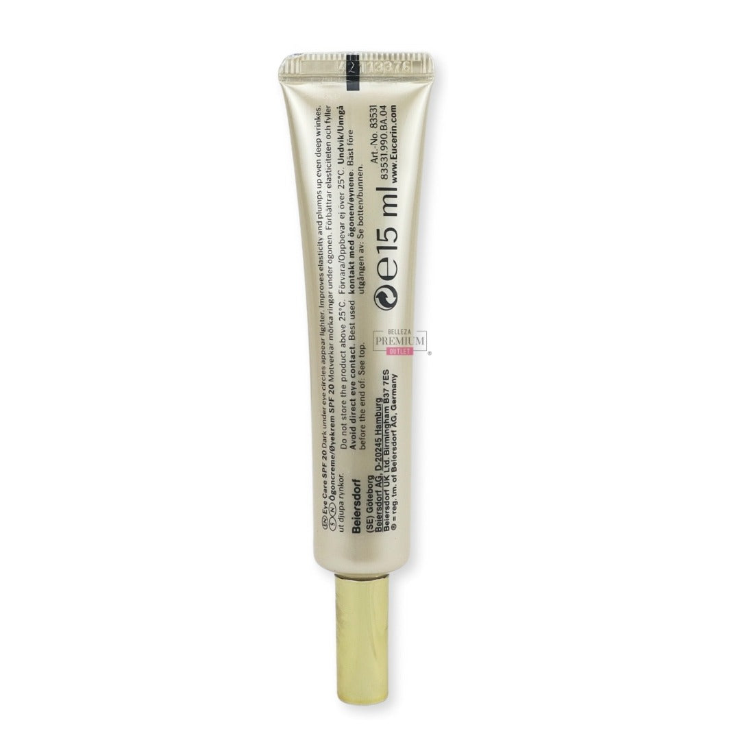 EUCERIN FILLER + ELASTICITY EYE CREAM SPF20 15ML: Brillante Juventud en Tu Mirada