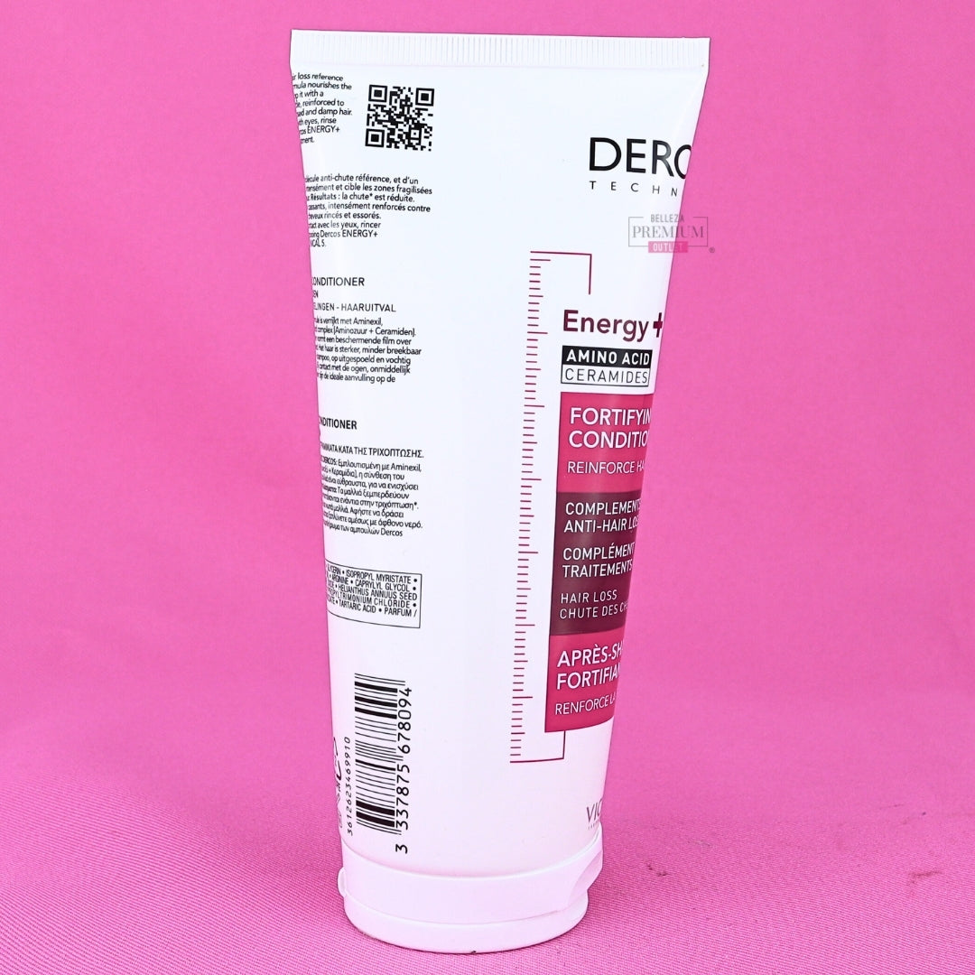 Vichy Energising Fortifying Conditioner 200ml ETIQUETA MAL/TAPA ROTA