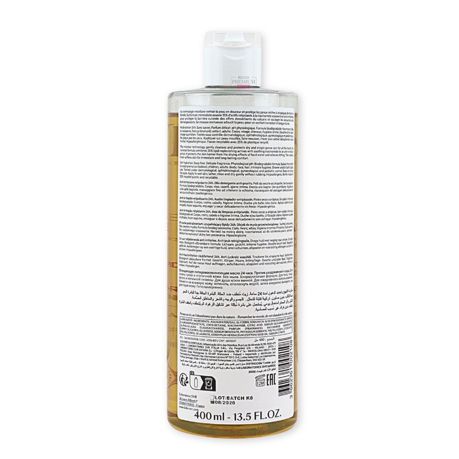 SVR Topialyse Huile Lavante 400ml: El Poderoso Aceite Limpiador que Revolucionará tu Rutina de Cuidado