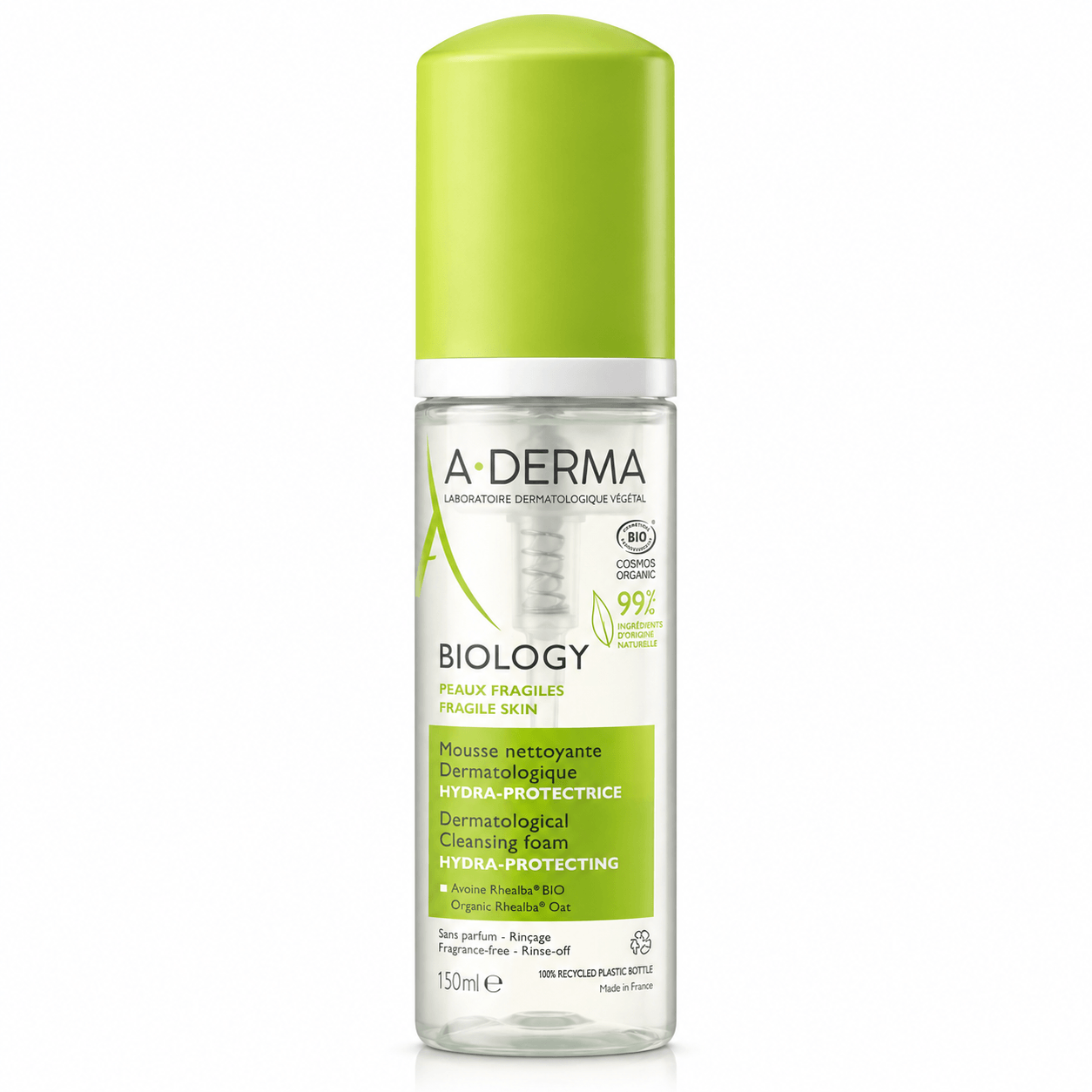 A-Derma Biology-Espuma Limpiadora  Hydra-Protectora 150 ml